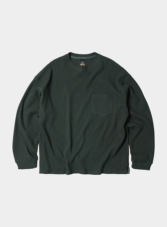 Лонгслив FrizmWORKS Oversized Waffle Olive