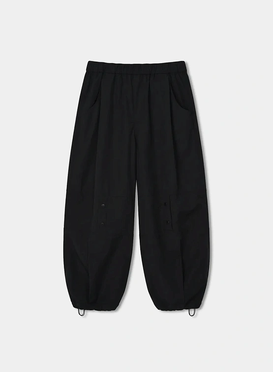 Брюки ANGLAN Perky Button Knee Wide Black