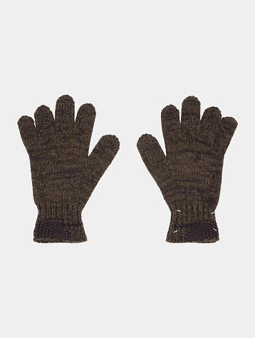 Перчатки Maison Margiela Knit Gloves Walnut