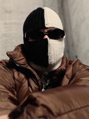 Балаклава Afield Out Duo Tone Balaclava Black Off White