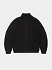Кардиган thisisneverthat Washed Full Zip Cardigan Black