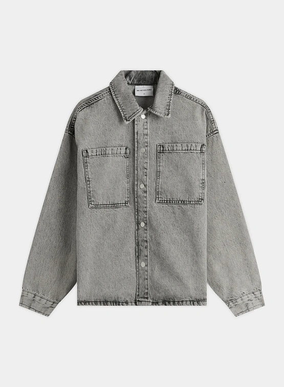 Джинсовая куртка MKI MIYUKI ZOKU Denim Box Washed Black