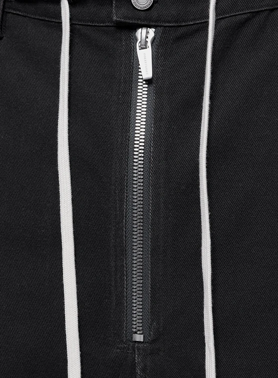 Джинсы ARNODEFRANCE Raw Edge Baggy Washed Black