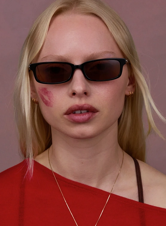 Очки Bonnie Clyde Boyfriend 2 Black & Brown Lens