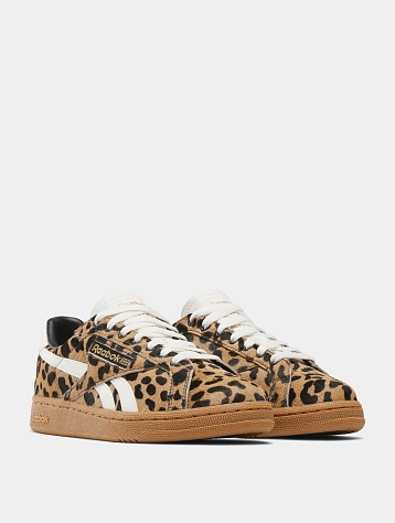 Женские кеды Reebok Club C Grounds UK Cheetah