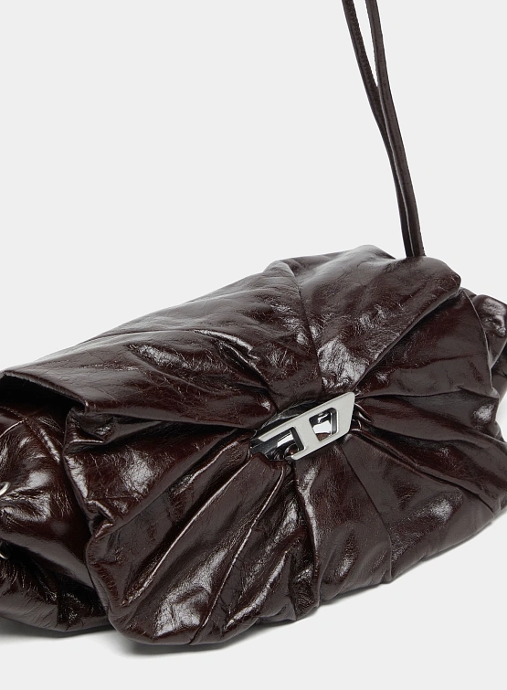 Сумка Diesel Scrunch-D Shoulder S Brown