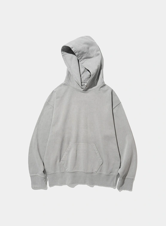 Худи Uniform Bridge Basic Dyeing Sweat Hood Pigment Grey