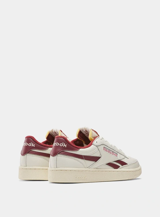 Кеды Reebok Club C Revenge Vintage Chalk Burgundy