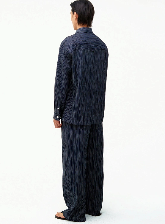 Брюки COOR Textured Stripe Lounge Navy
