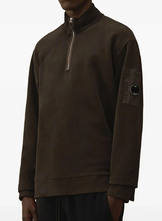 Халф-зип C.P. Company Lens Detail Dark Shadow