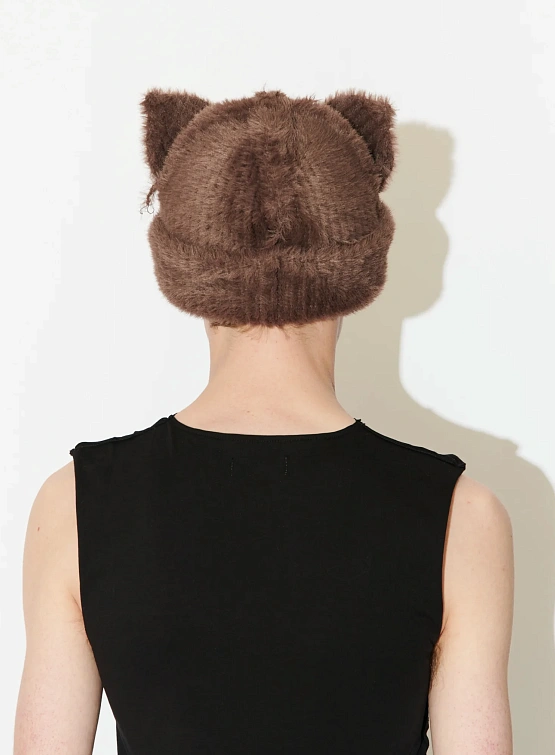 Шапка Charles Jeffrey Loverboy Fluffy Chunky Ears Brown