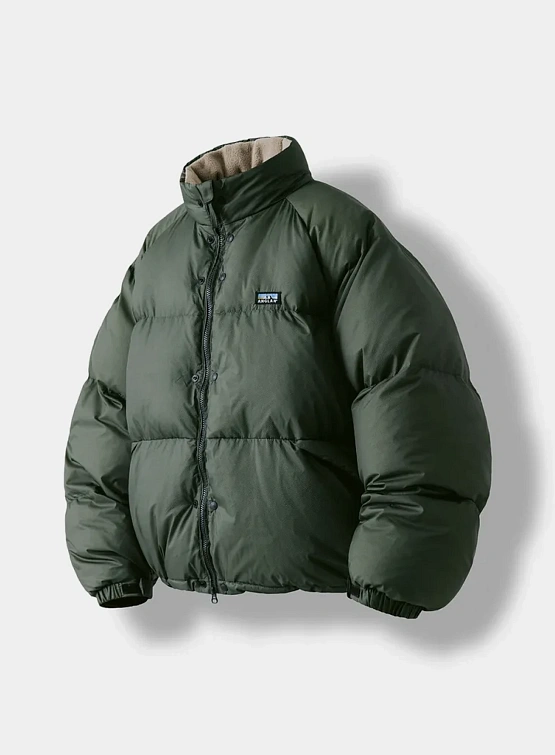 Пуховик ANGLAN Billow Snap Down Jacket Khaki