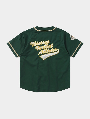 Рубашка thisisneverthat Script Baseball Jersey Green