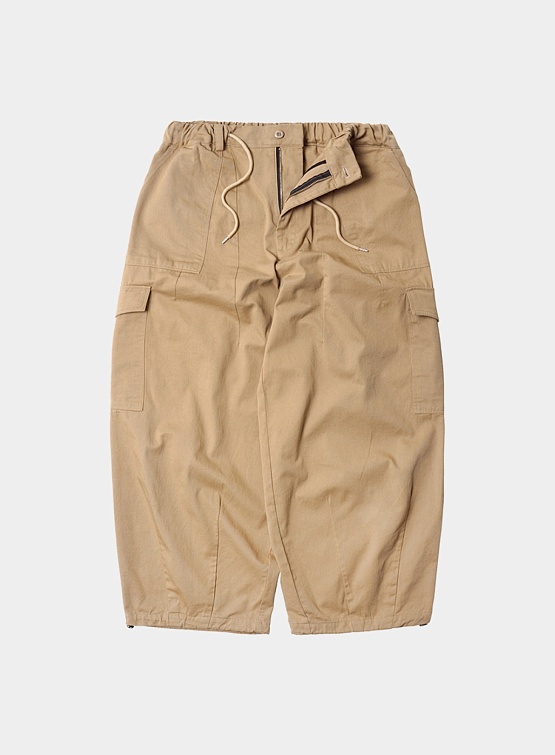 Брюки FrizmWORKS Twill Cargo Balloon Pants Beige