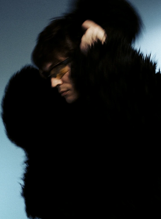 Двусторонний бомбер JUUN.J Cropped Faux Fur Reversible MA-1 Black