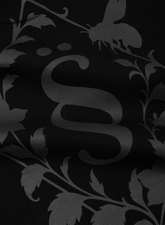 Худи Studio Slow x ÖMANKÖ Logo Hoodie Black