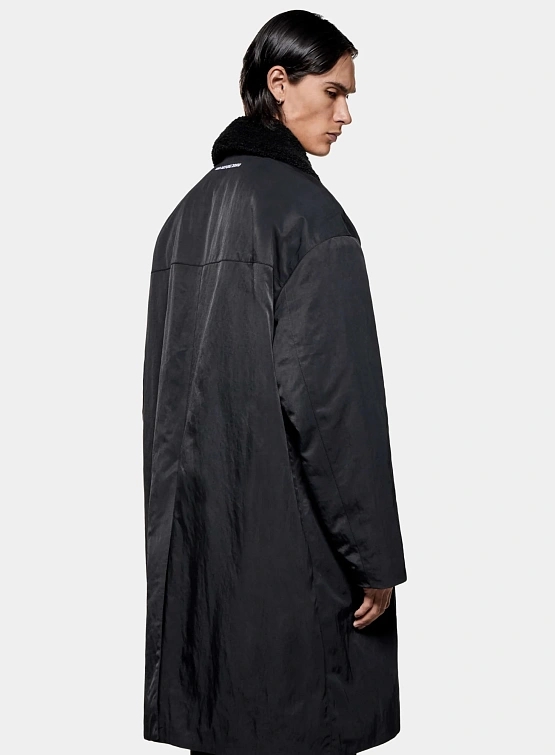 Парка MKI MIYUKI ZOKU Padded Nylon Overcoat Black