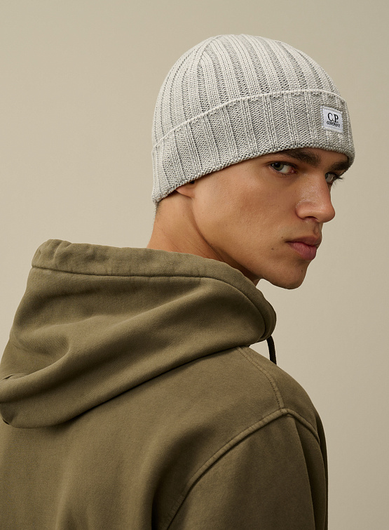 Шапка C.P. Company Extra Fine Merino Wool Melange