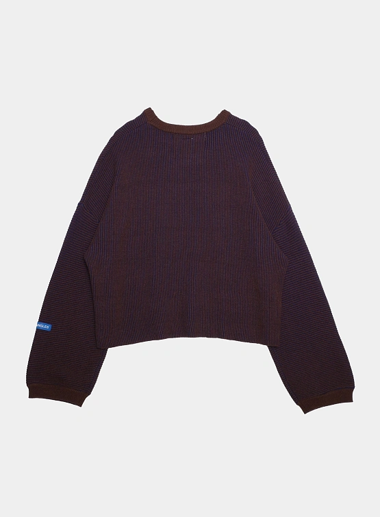 Свитер Jungles Jungles Two Tone Rib Knit Brown/Blue