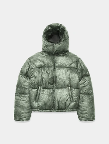 Пуховик RETERNITY Wrinkled Puffer Jacket Déliria Green