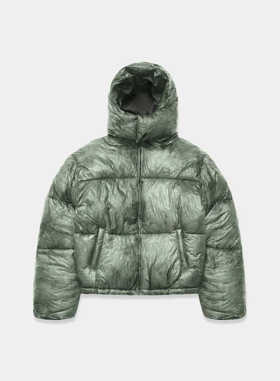 Пуховик RETERNITY Wrinkled Puffer Jacket Déliria Green