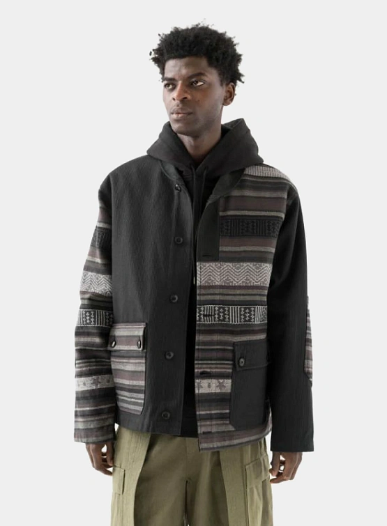 Куртка MAHARISHI 7142 Upcycled Shawl Chore Black