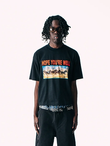 Футболка Jungles Jungles Horses Black