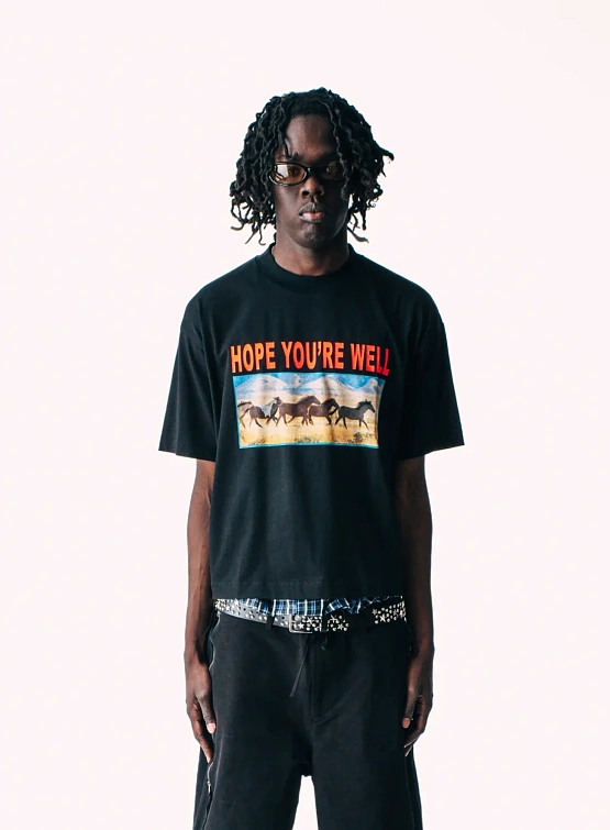 Футболка Jungles Jungles Horses Black