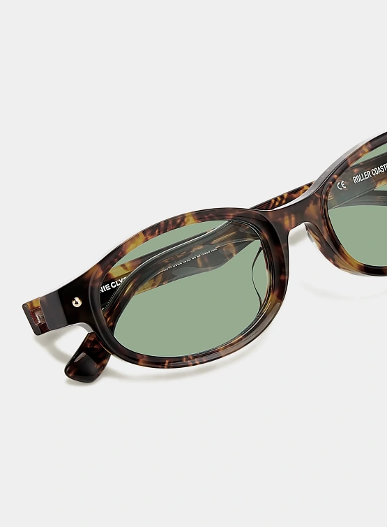 Очки Bonnie Clyde Roller Coaster Tortoise & Green Tint