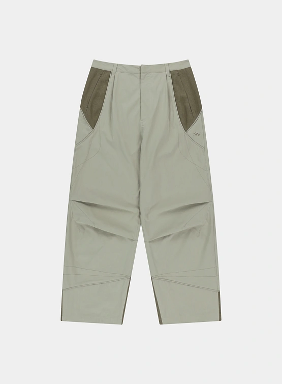 Брюки SAN SAN GEAR Linen Block Beige