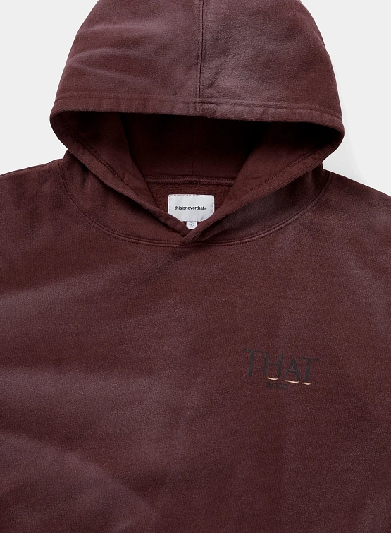 Худи thisisneverthat Faded That 2010 Burgundy