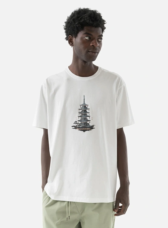 Футболка MAHARISHI 1384 Bonsai Temple Jerse White