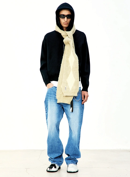 Зип-худи COOR Double Face Wool Blend Black