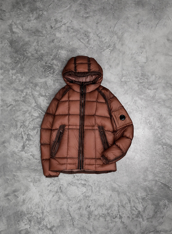 Пуховик C.P. Company D.D. Shell Hooded Down Cedar Wood