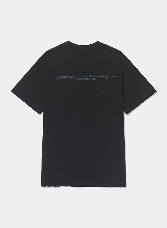 Футболка PIET x OAKLEY Nano Logo Ripped Vintage Black