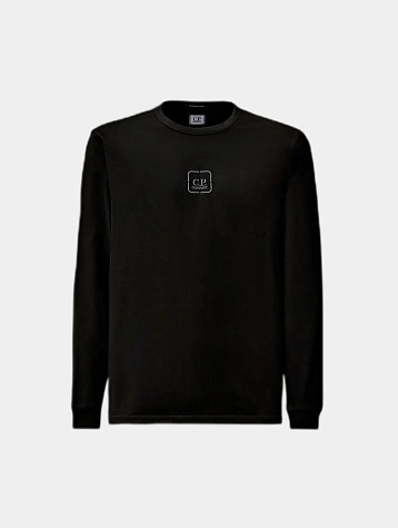 Лонгслив C.P. Company Metropolis Series Mercerized Black