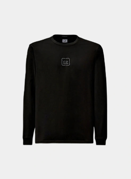Лонгслив C.P. Company Metropolis Series Mercerized Black