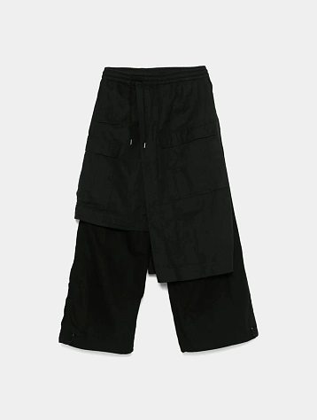 Брюки MAHARISHI 6027 Asym Hakama Cargo Track Black