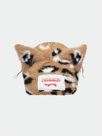 Шапка Charles Jeffrey Loverboy Fluffy Chunky Ears Brown