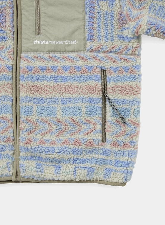 Флисовая куртка thisisneverthat SP Sherpa Fleece Stone