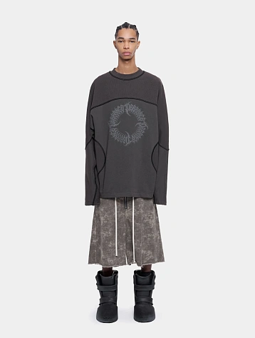 Шорты ARNODEFRANCE Concrete Denim Baggy Washed Black