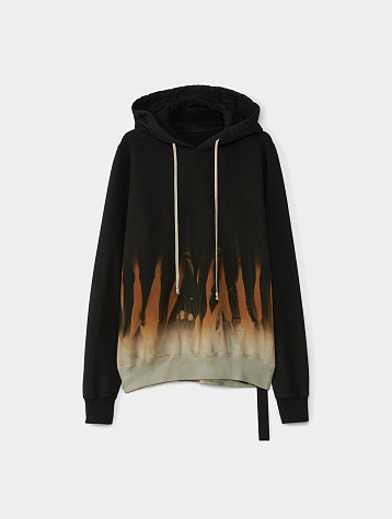 Худи RICK OWENS Drkshdw Oversized Hoodie Black/Terra