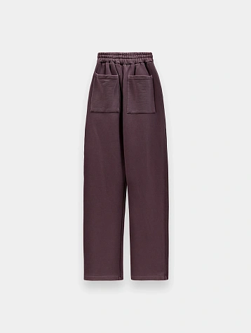 Брюки MKI MIYUKI ZOKU Uniform Wide Joggers Pigment Raisin