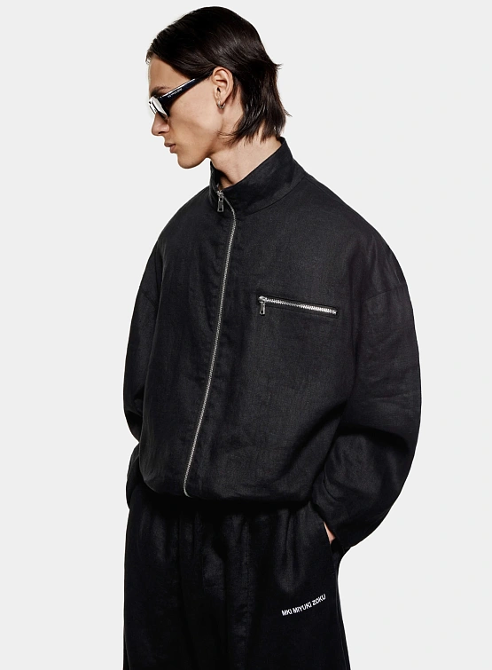 Олимпийка MKI MIYUKI ZOKU Linen Track Black