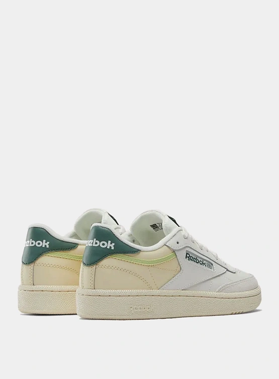 Женские кеды Reebok Club C 85 Chalk/Green