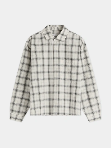 Рубашка MKI MIYUKI ZOKU Box Dress Off White Check