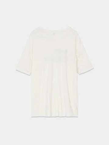 Женская футболка R13 Fuck Relaxed T Ecru