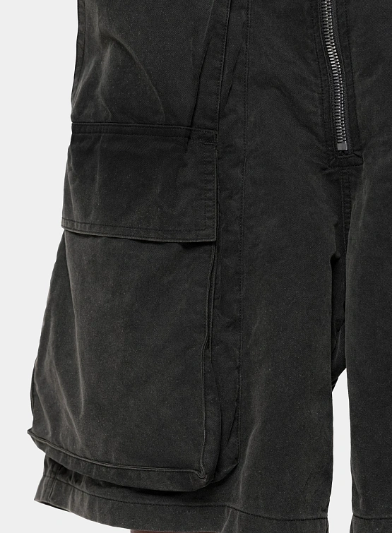 Шорты ARNODEFRANCE Rave Cargo Washed Black