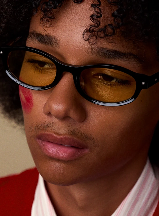 Очки Bonnie Clyde Roller Coaster Black & Yellow Tint