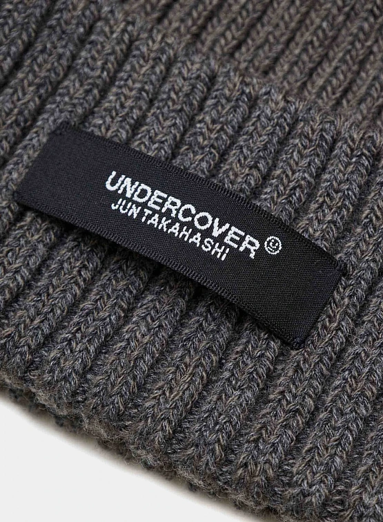 Шапка UNDERCOVER Acrylic tag Top Gray